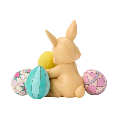 Heartwood Creek Easter Bunny Hugging Duckling Figurine By Jim Shore