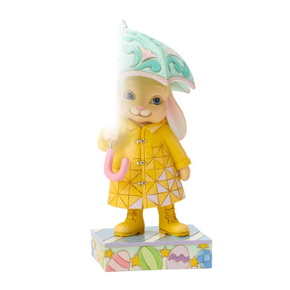 Heartwood Creek Easter Bunny With Umbrella Figurine