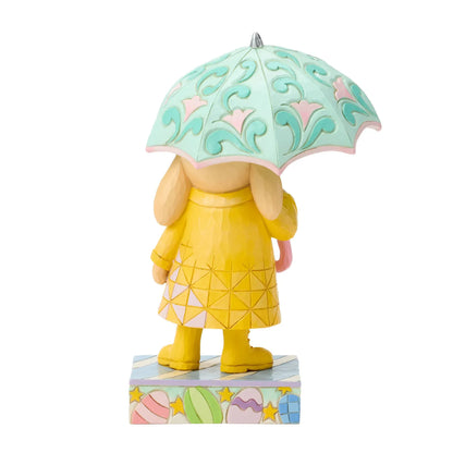 Heartwood Creek Easter Bunny With Umbrella Figurine