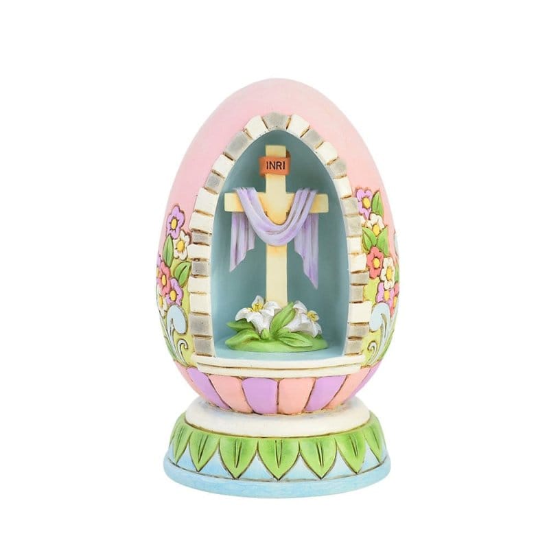 Heartwood Creek Easter Rejoice LED Egg Diorama Figurine By Jim Shore