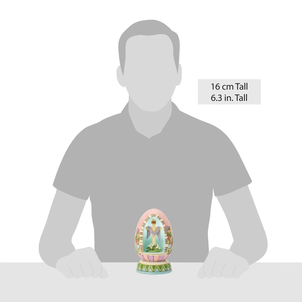 Heartwood Creek Easter Rejoice LED Egg Diorama Figurine By Jim Shore