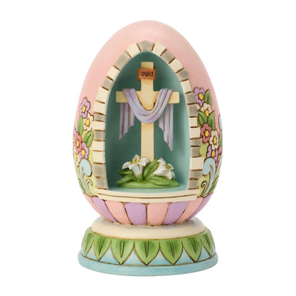 Heartwood Creek Easter Rejoice LED Egg Diorama Figurine By Jim Shore