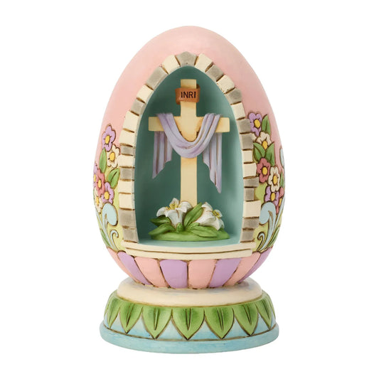Heartwood Creek Easter Rejoice LED Egg Diorama Figurine By Jim Shore