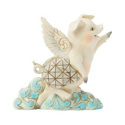 Heartwood Creek Flying Pig Mini Jim Shore Figurine