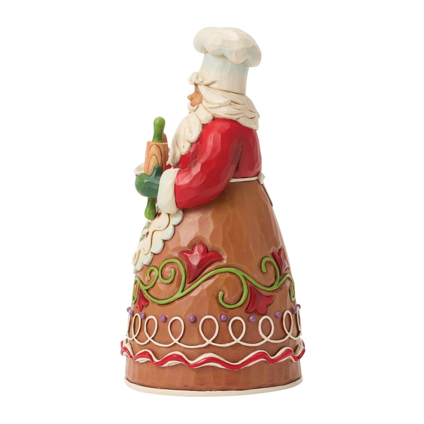Heartwood Creek Gingerbread Pastry Chef Santa Figurine By Jim Shore