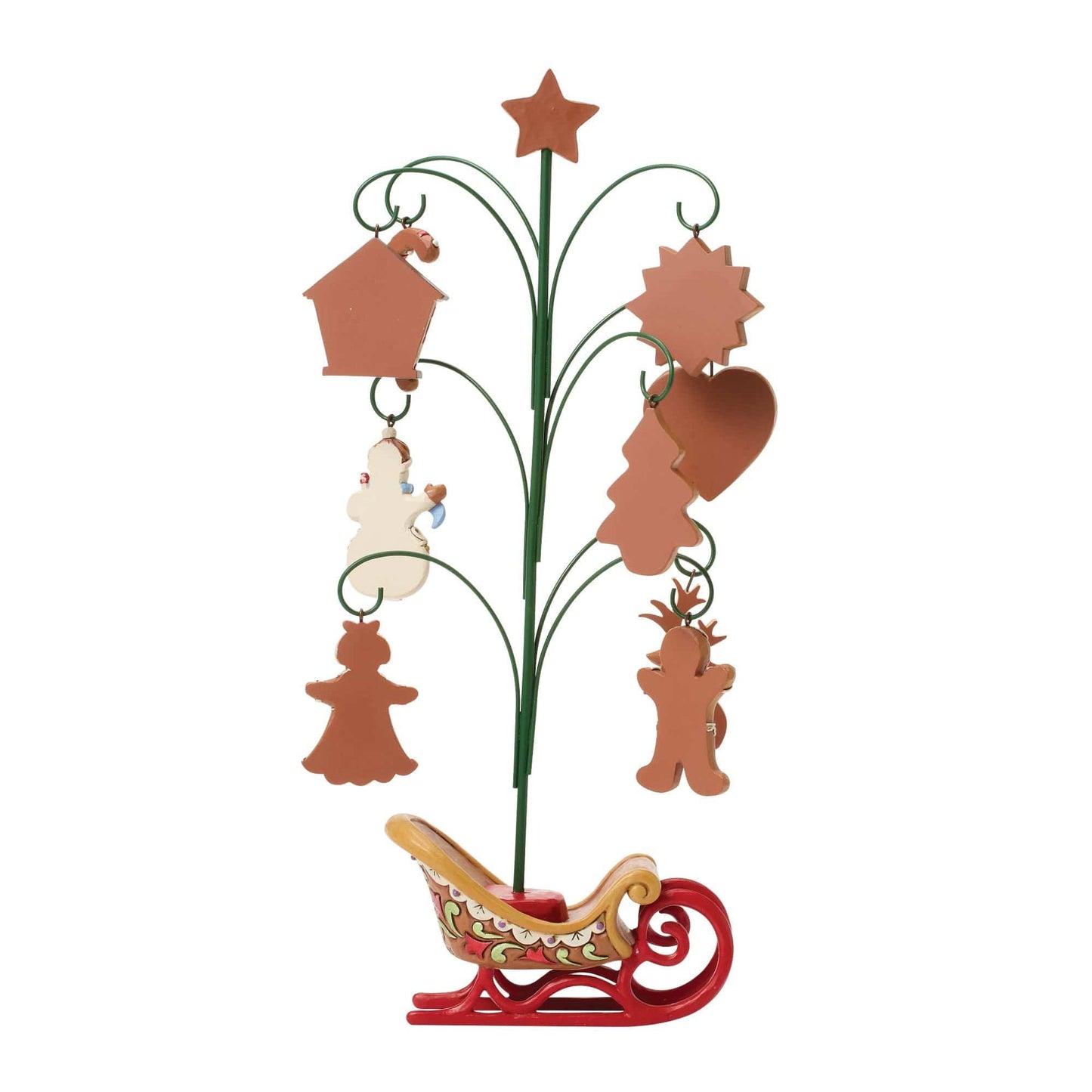 Heartwood Creek Gingerbread Tree with Cookie Ornament By Jim Shore