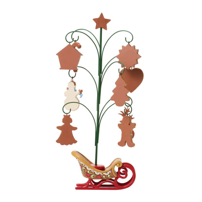 Heartwood Creek Gingerbread Tree with Cookie Ornament By Jim Shore