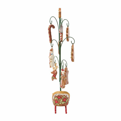 Heartwood Creek Gingerbread Tree with Cookie Ornament By Jim Shore