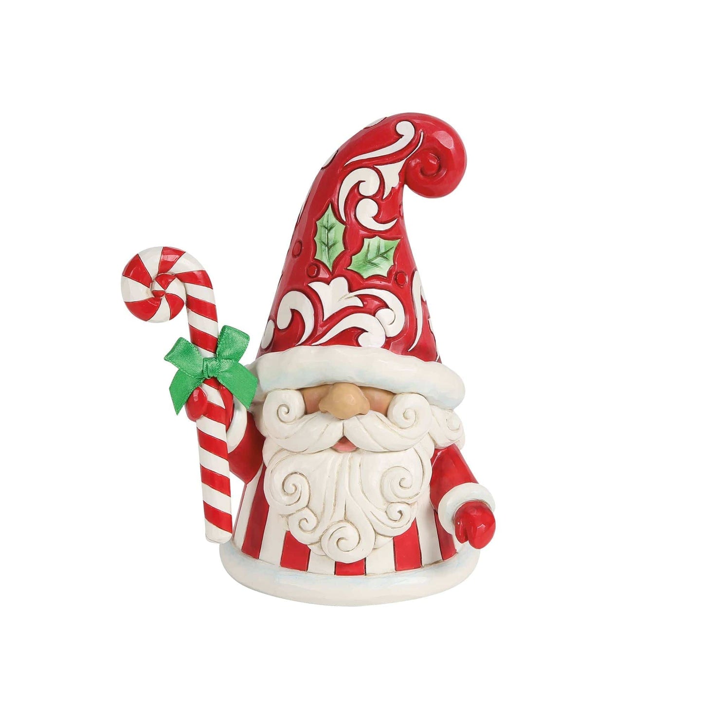 Heartwood Creek Gnome Large Candy Cane Figurine By Jim Shore