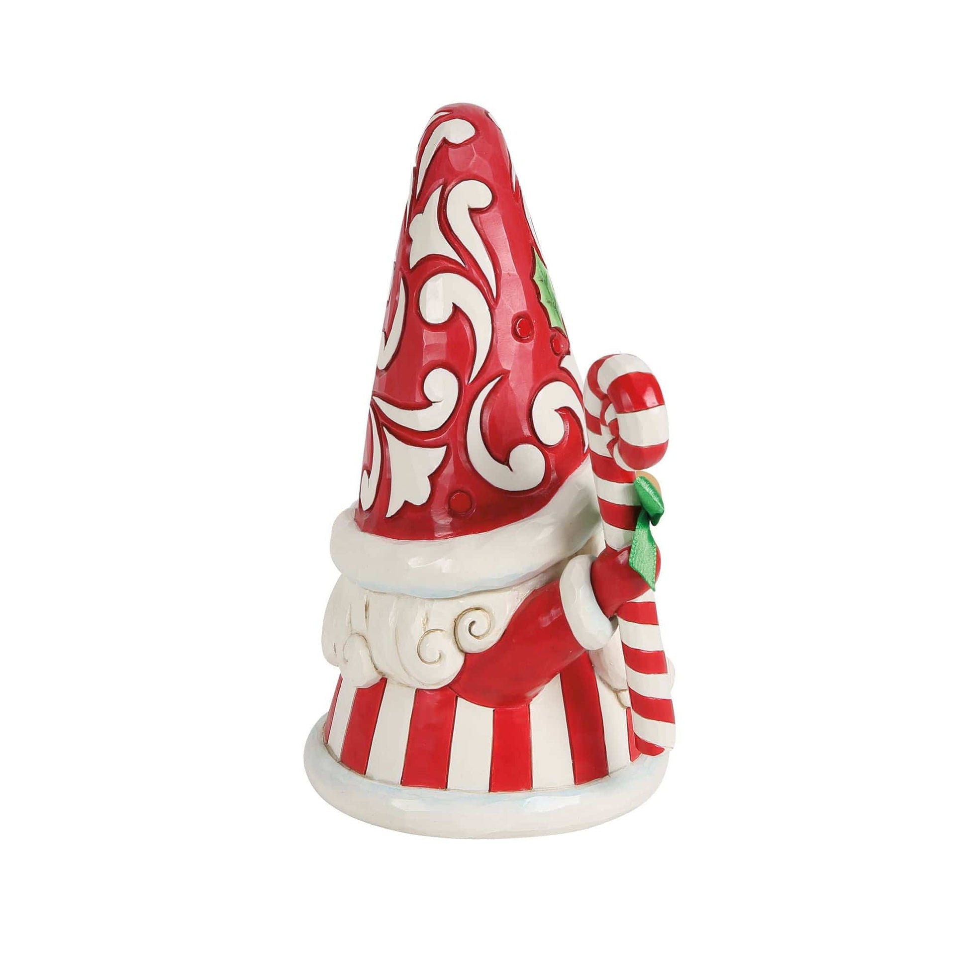 Heartwood Creek Gnome Large Candy Cane Figurine By Jim Shore