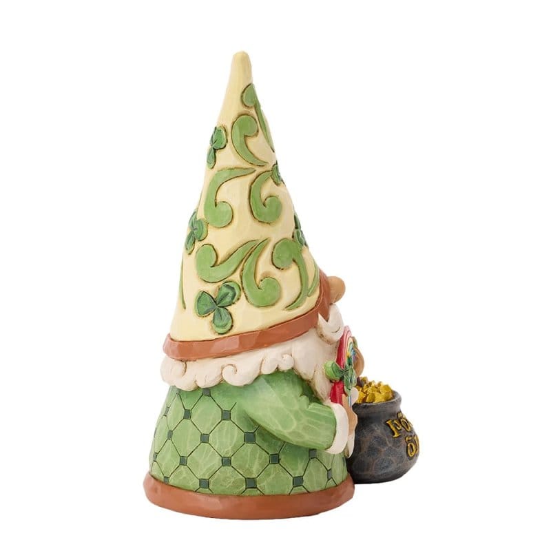 Heartwood Creek Gnome W Rainbow With Pot Of Gold Figurine By Jim Shore