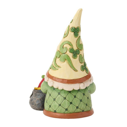 Heartwood Creek Gnome W Rainbow With Pot Of Gold Figurine By Jim Shore