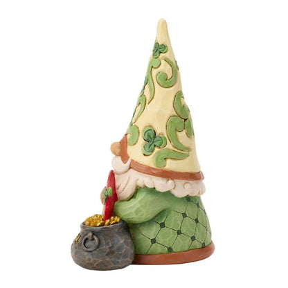 Heartwood Creek Gnome W Rainbow With Pot Of Gold Figurine By Jim Shore