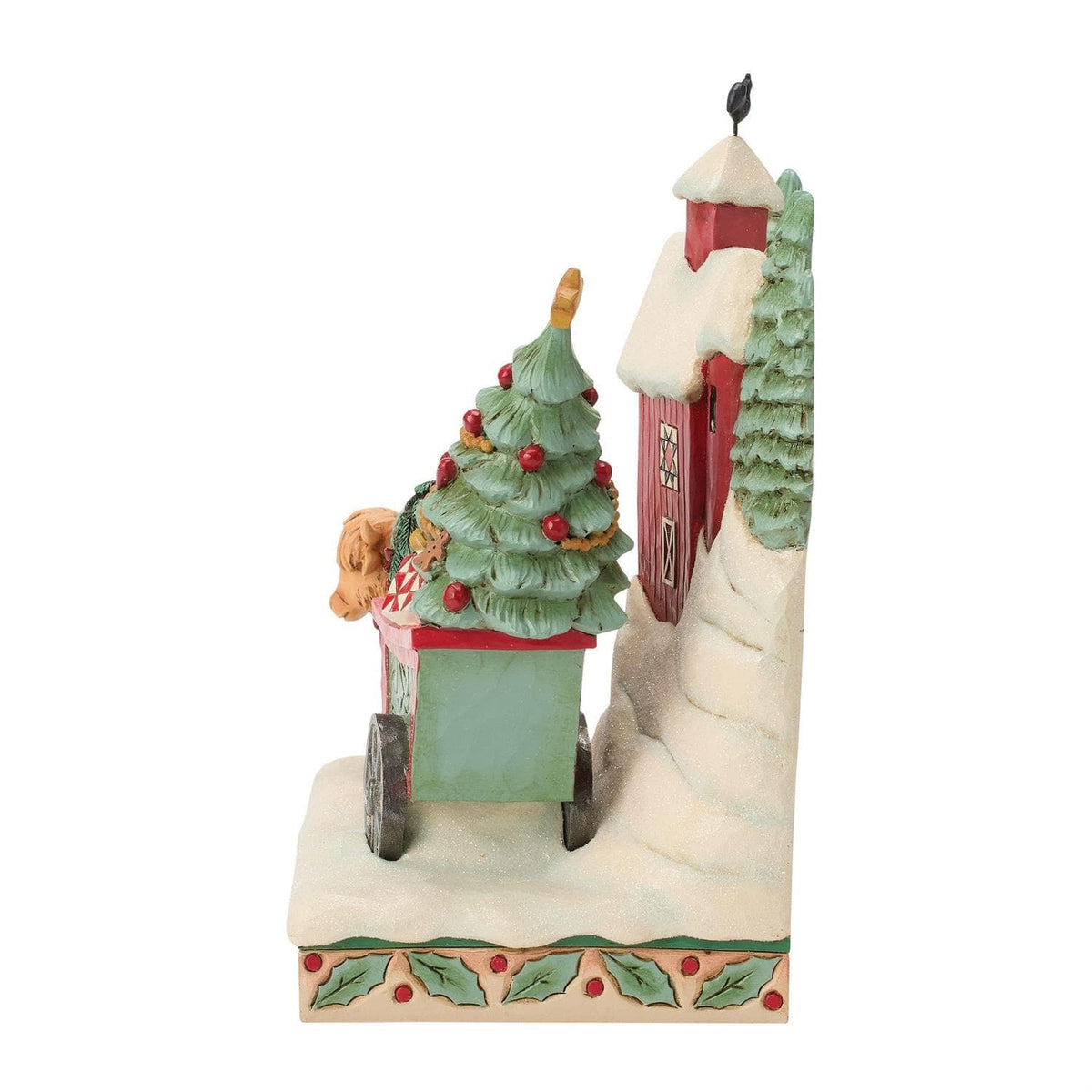 Heartwood Creek Highland Glen Barn Scene Figurine By Jim Shore