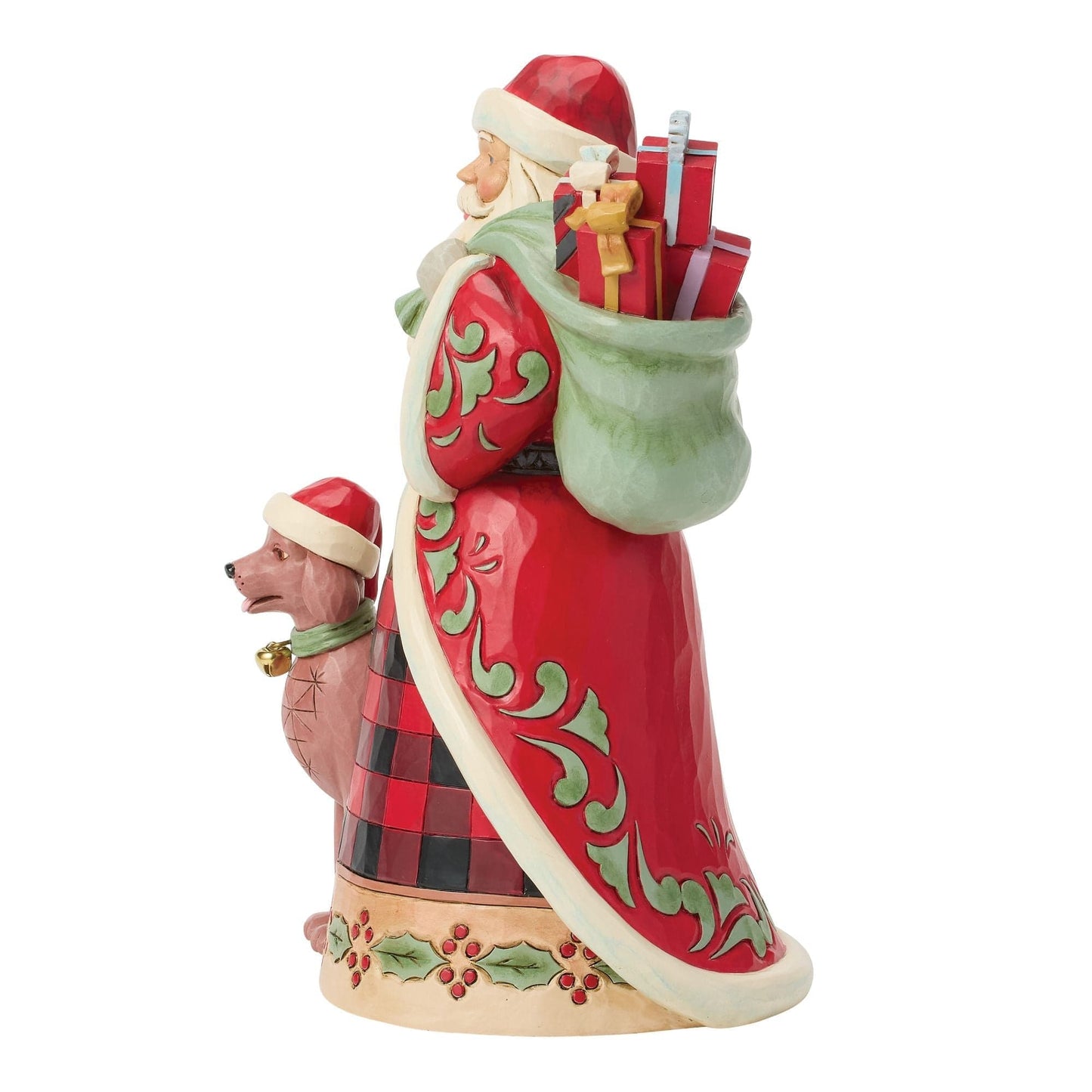 Heartwood Creek Highland Glen Santa Pet Dog Figurine By Jim Shore