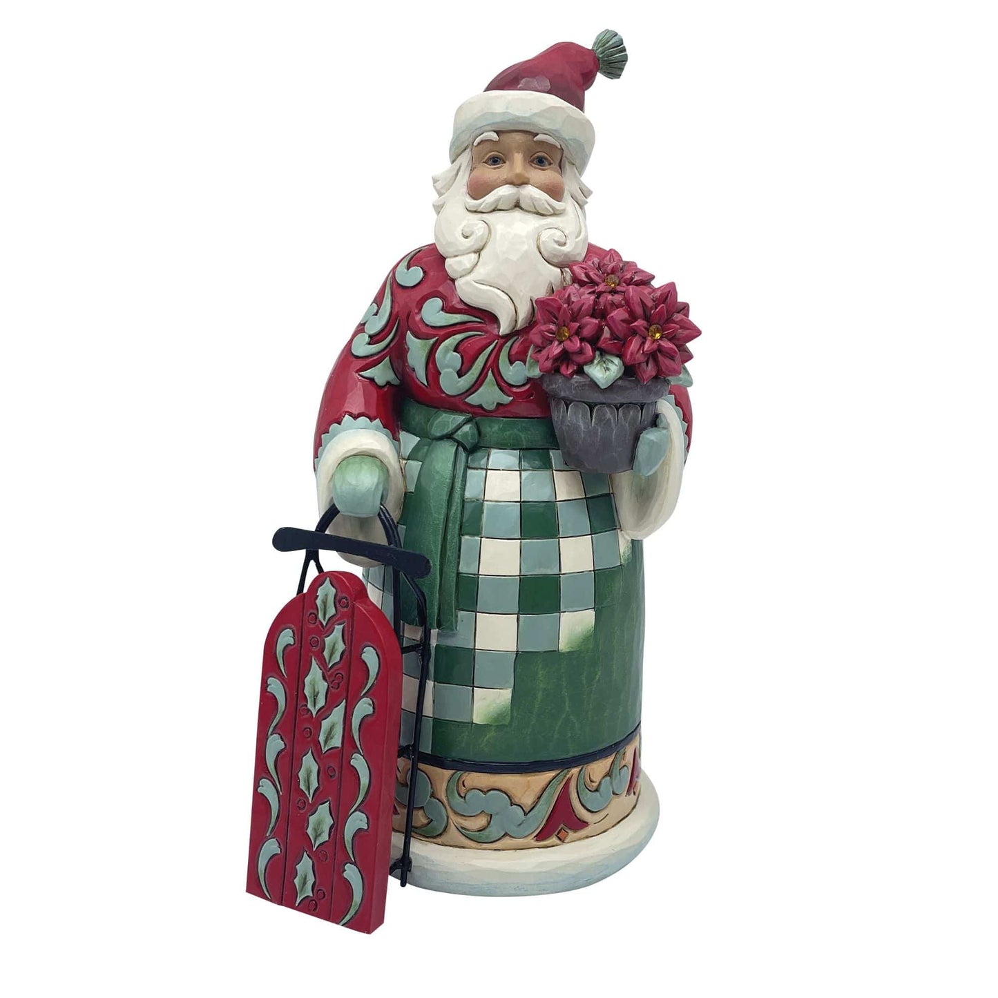 Heartwood Creek Highland Glen Santa SLED Figurine By Jim Shore