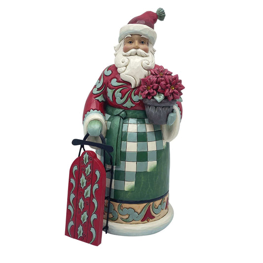 Heartwood Creek Highland Glen Santa SLED Figurine By Jim Shore