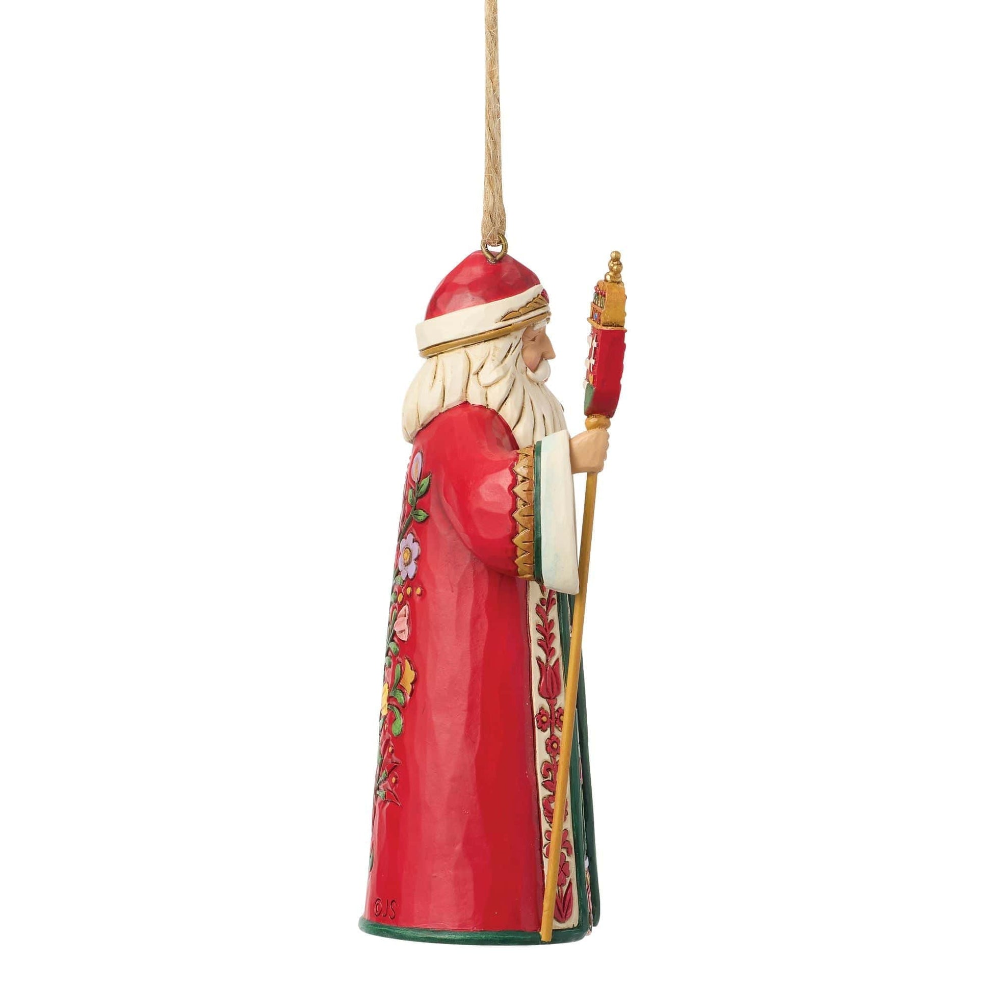 Heartwood Creek Hungary Santa Hanging Ornament By Jim Shore