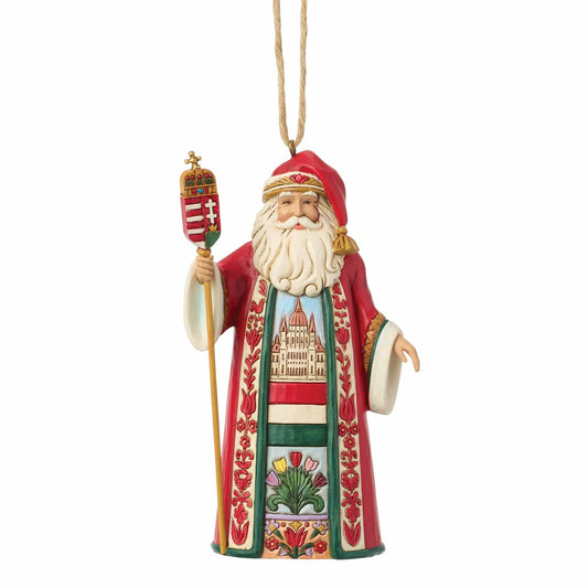 Heartwood Creek Hungary Santa Hanging Ornament By Jim Shore