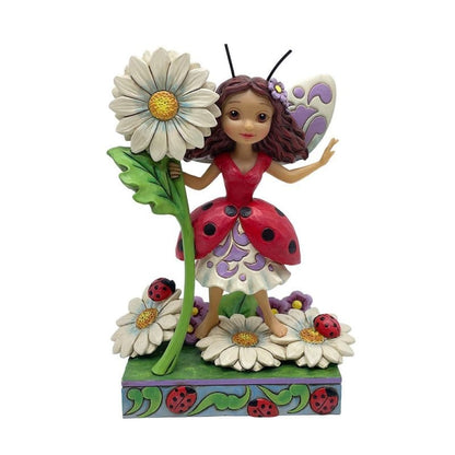 Heartwood Creek Ladybug Fairy Figurine By Jim Shore