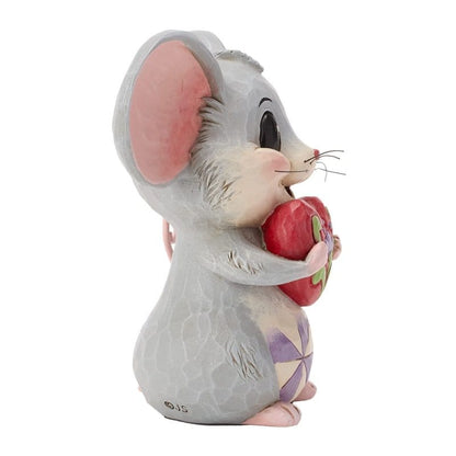 Heartwood Creek Mouse Holding A Heart Figurine By Jim Shore