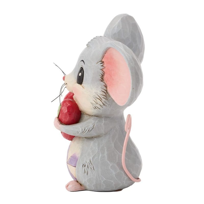 Heartwood Creek Mouse Holding A Heart Figurine By Jim Shore