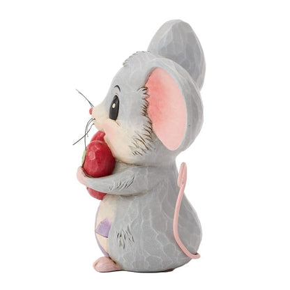 Heartwood Creek Mouse Holding A Heart Figurine By Jim Shore