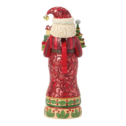 Heartwood Creek Nutcracker Santa Tree Figurine By Jim Shore