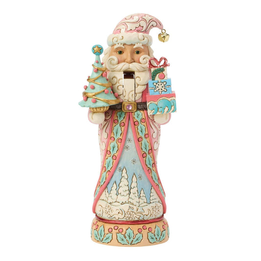 Heartwood Creek Nutcracker Santa Tree Pastel Figurine By Jim Shore