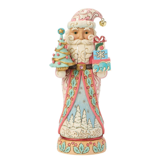 Heartwood Creek Nutcracker Santa Tree Pastel Figurine By Jim Shore