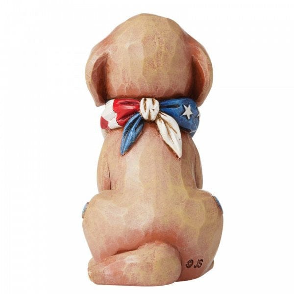 Heartwood Creek Patriotic Puppy Mini Figurine by Jim Shore 6006442