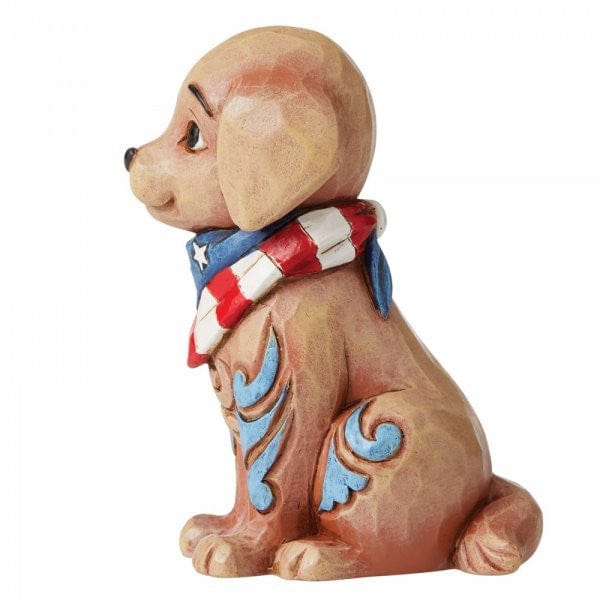 Heartwood Creek Patriotic Puppy Mini Figurine by Jim Shore 6006442