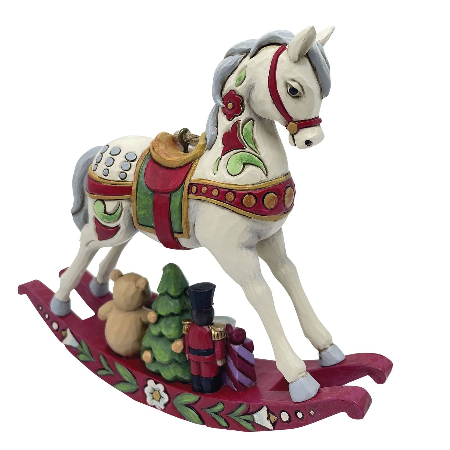 Heartwood Creek Rocking Horse Hanging Ornament By Jim Shore
