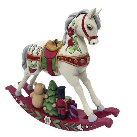 Heartwood Creek Rocking Horse Hanging Ornament By Jim Shore