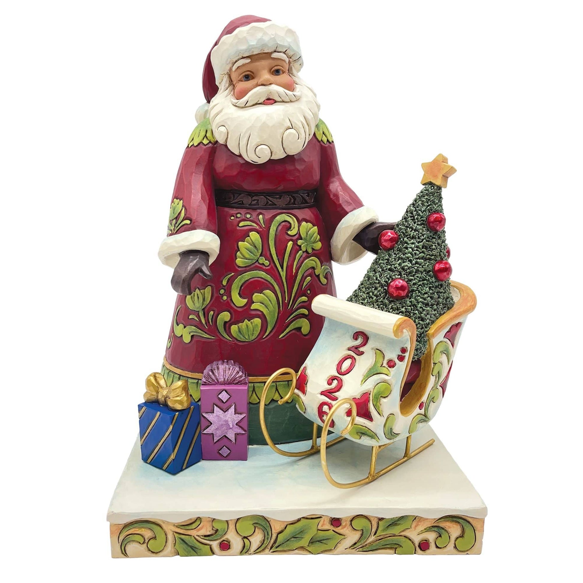 Heartwood Creek Santa 2026 Dated Sleigh Figurine By Jim Shore