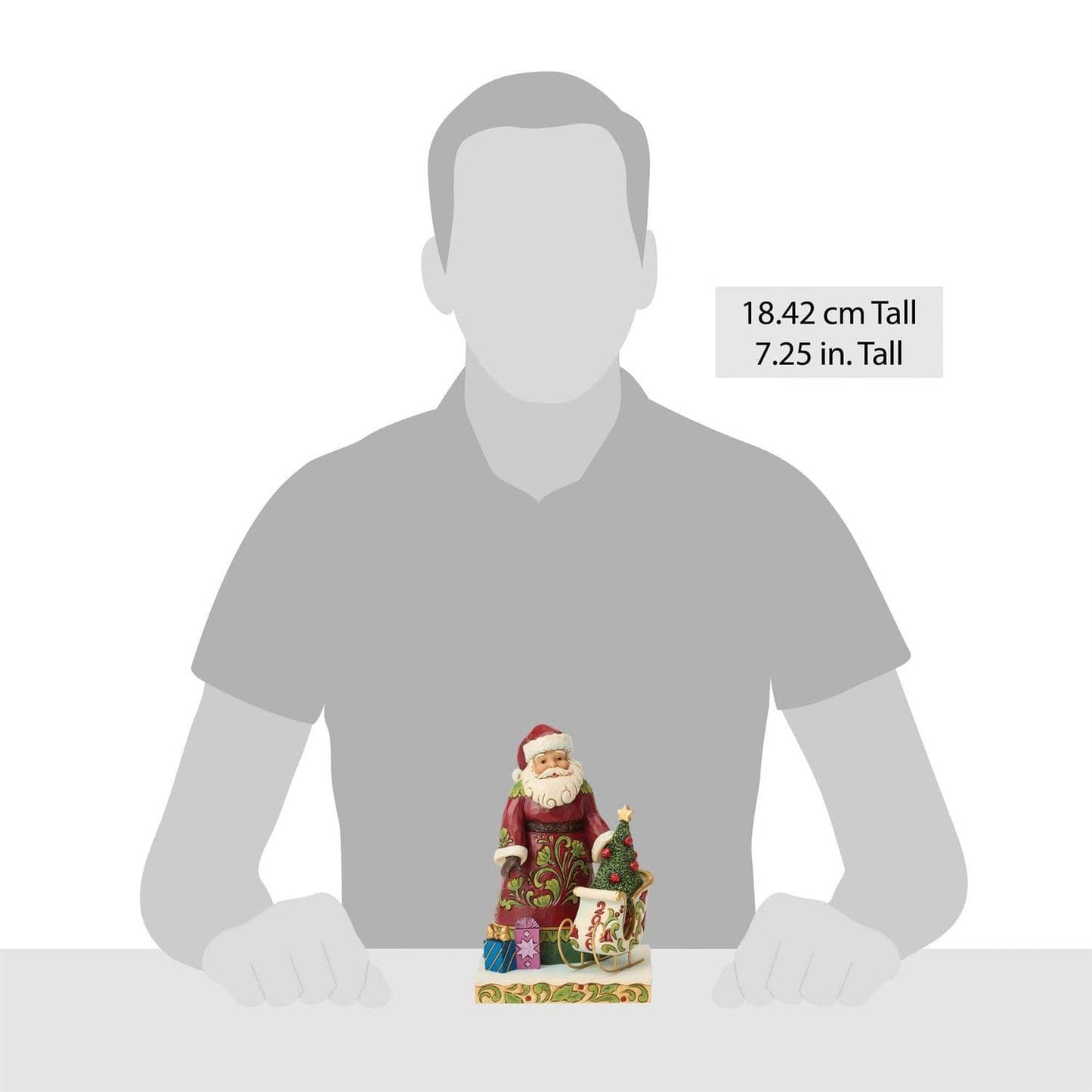 Heartwood Creek Santa 2026 Dated Sleigh Figurine By Jim Shore