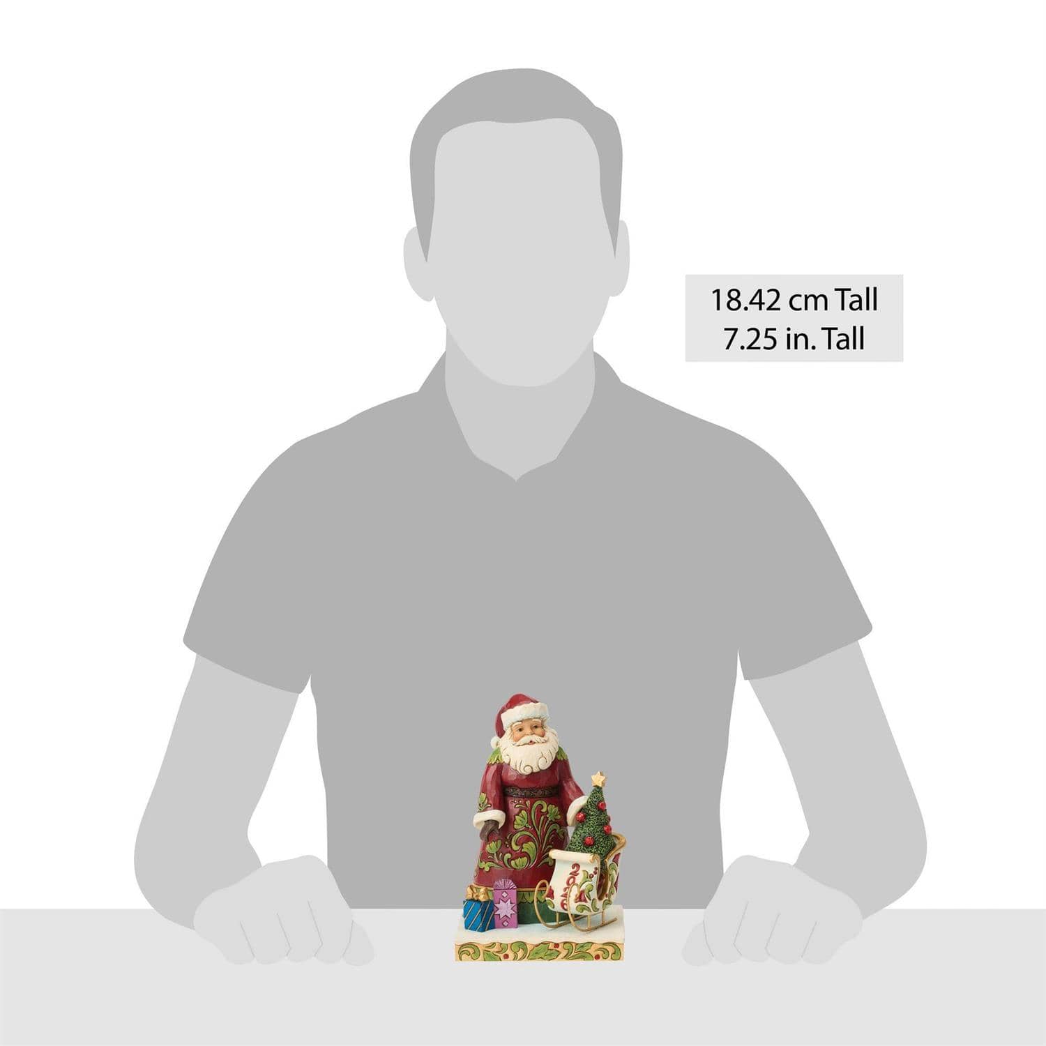 Heartwood Creek Santa 2026 Dated Sleigh Figurine By Jim Shore