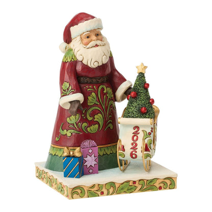 Heartwood Creek Santa 2026 Dated Sleigh Figurine By Jim Shore