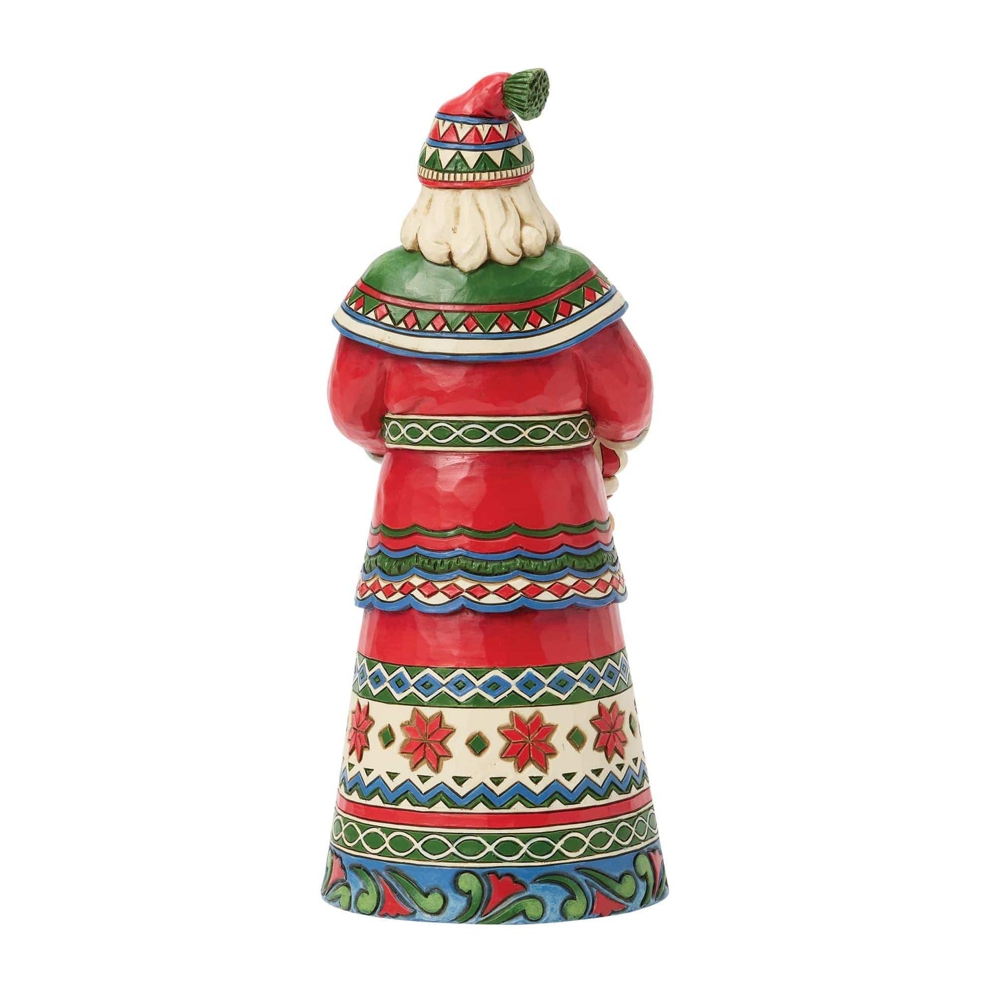 Heartwood Creek Santa Laplander Rocking Horse Figurine By Jim Shore