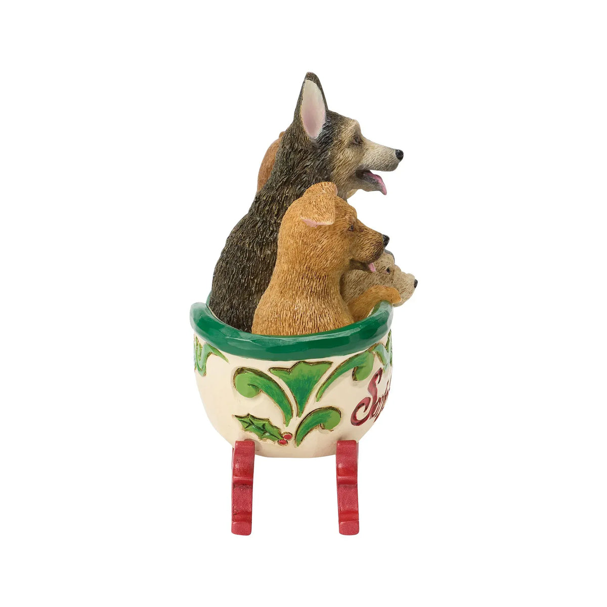 Heartwood Creek Santa's Rescue Sleigh Figurine By Jim Shore