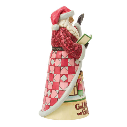 Heartwood Creek Santa Song 'God Rest' Figurine By Jim Shore