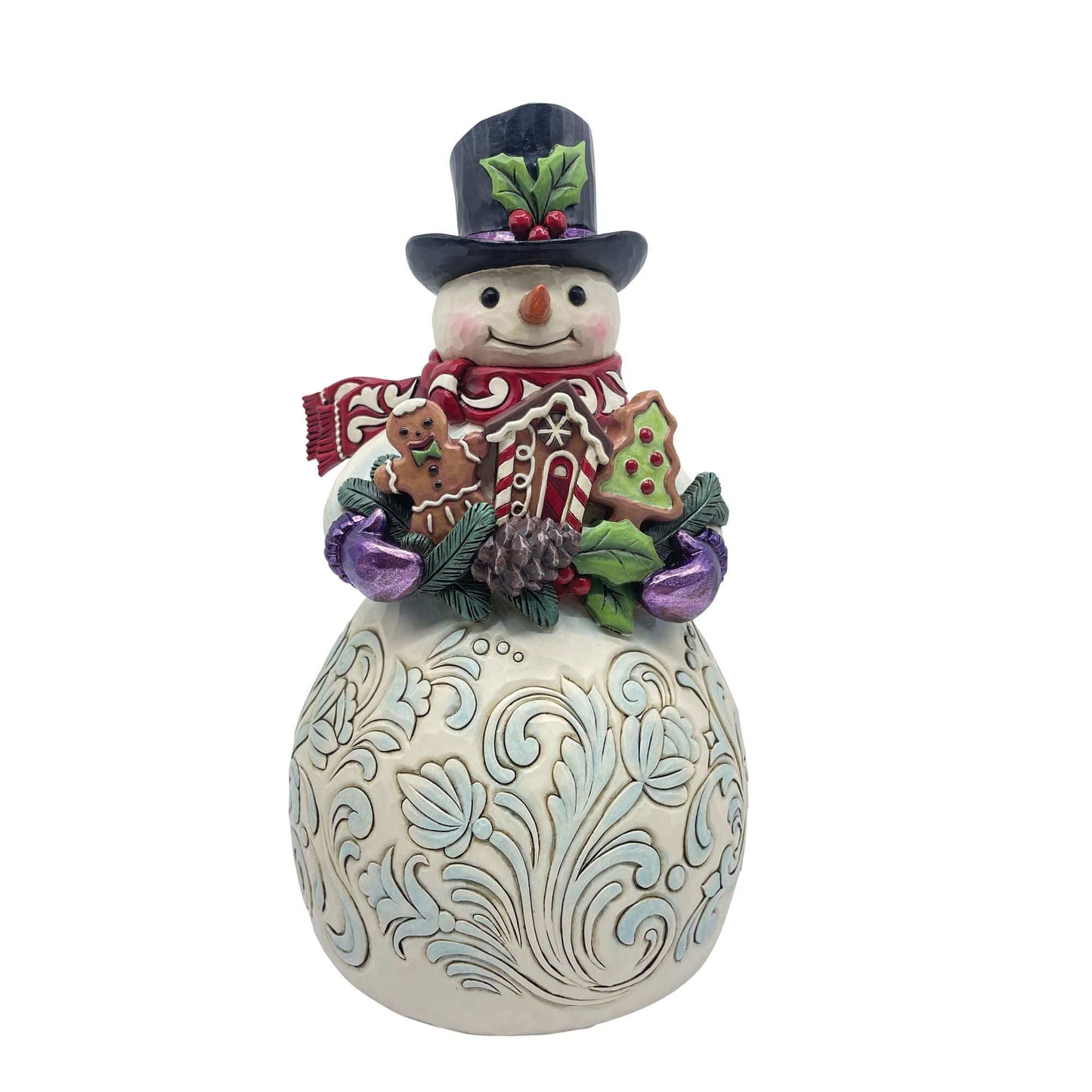 Heartwood Creek Snowman Gingerbread Figurine By Jim Shore