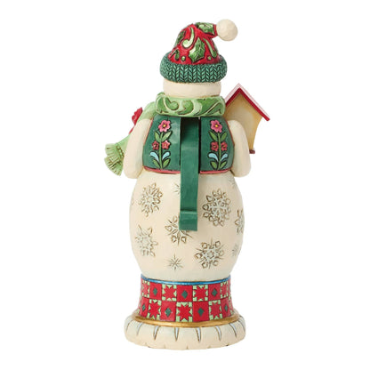 Heartwood Creek Snowman Nutcracker Traditional Figurine By Jim Shore