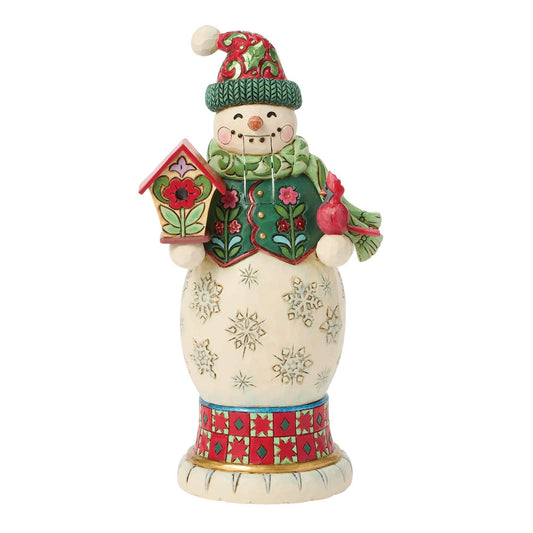 Heartwood Creek Snowman Nutcracker Traditional Figurine By Jim Shore