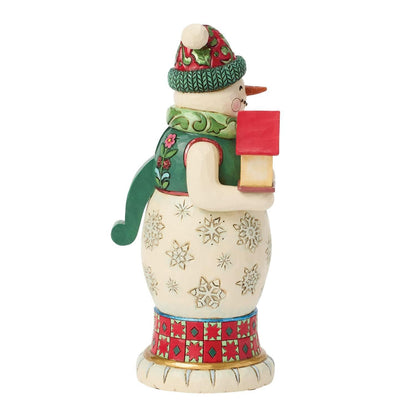 Heartwood Creek Snowman Nutcracker Traditional Figurine By Jim Shore