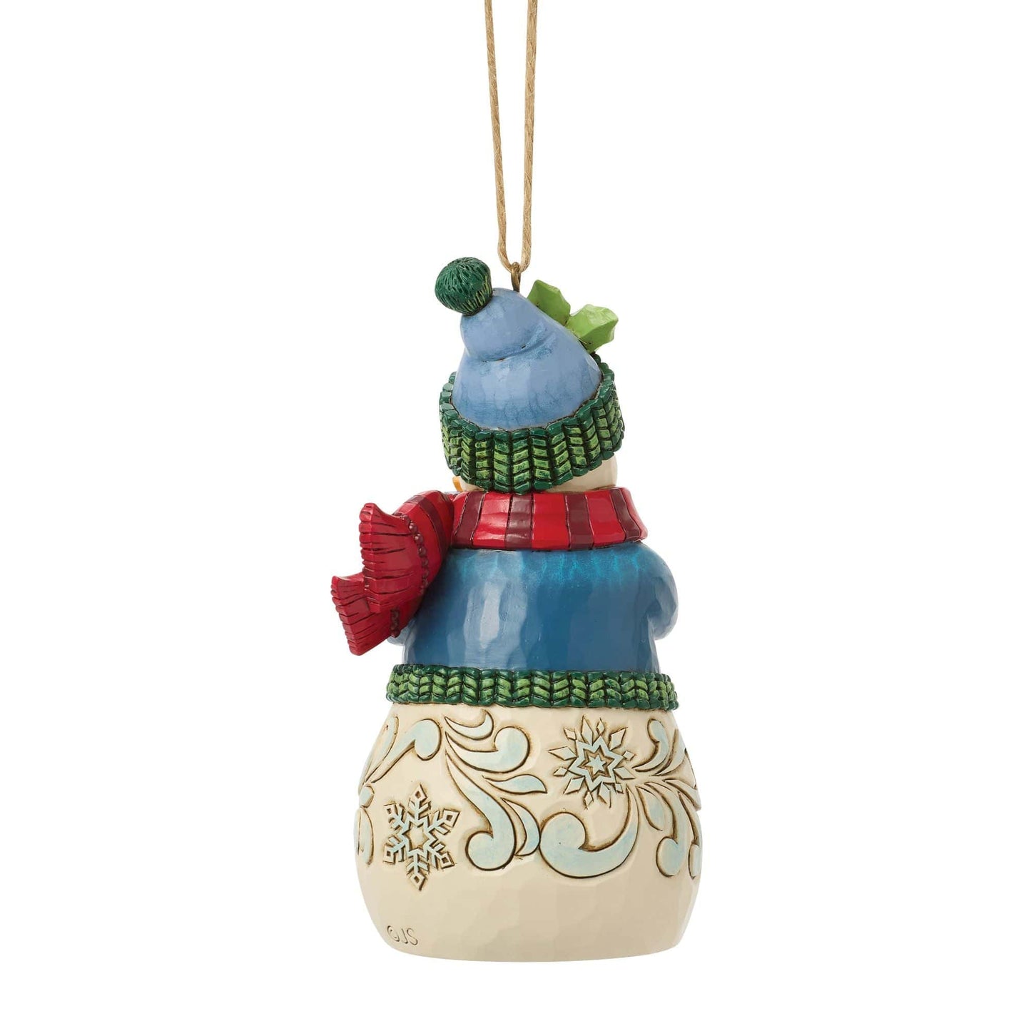 Heartwood Creek Snowman With Arms Full Hanging Ornament By Jim Shore
