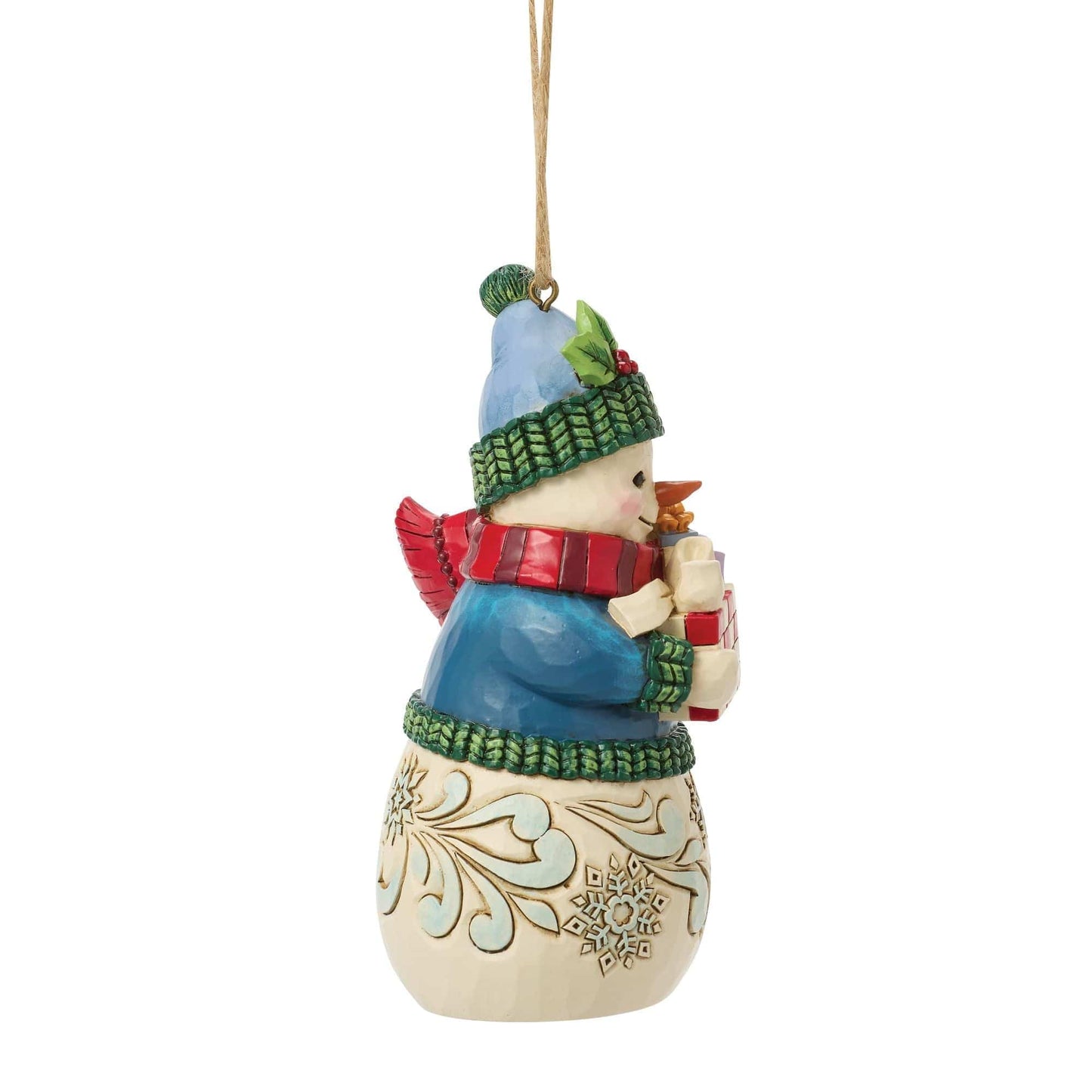 Heartwood Creek Snowman With Arms Full Hanging Ornament By Jim Shore