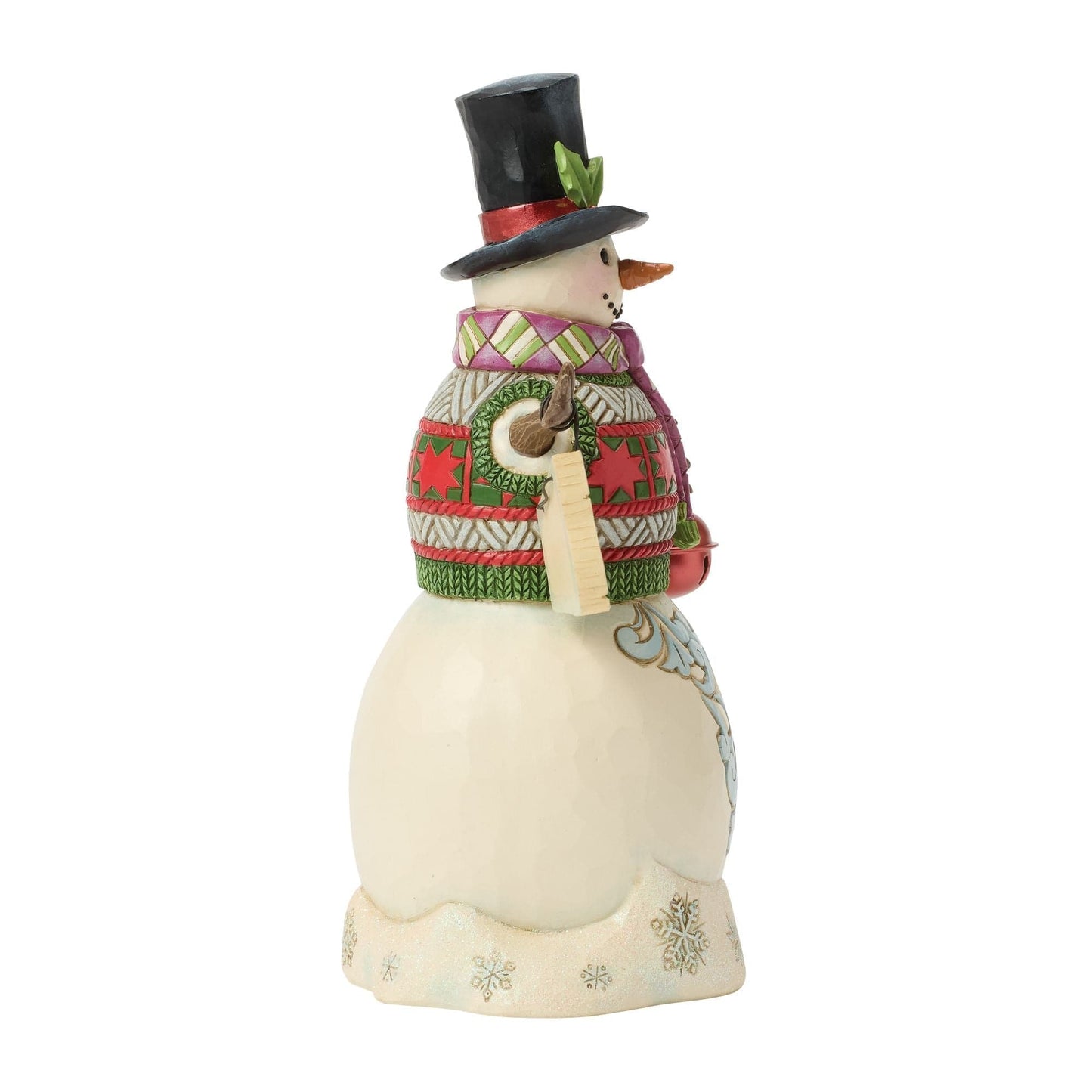 Heartwood Creek Snowman With Sign Figurine By Jim Shore