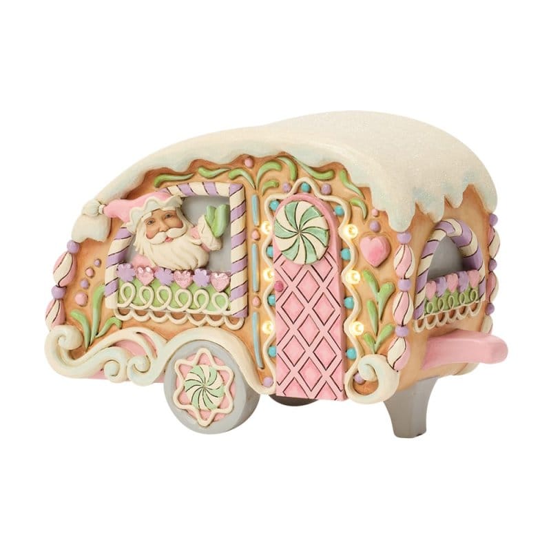 Heartwood Creek Sweets LED Camper Figurine By Jim Shore