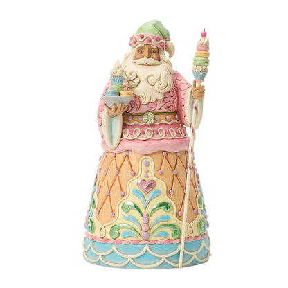 Heartwood Creek Sweets Santa with Macaron Staff Figurine By Jim Shore